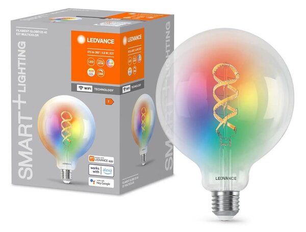 LED RGBW Stmívatelná žárovka SMART+ E27/4,8W/230V 2700-6500K Wi-Fi - Ledvance