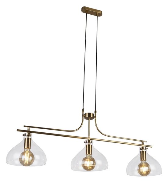 Searchlight 31031-3PB - Lustr na lanku MARGARITA 3xE27/60W/230V mosaz