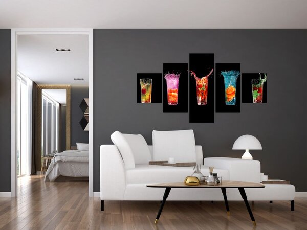 Obraz nápojů (125x70 cm)