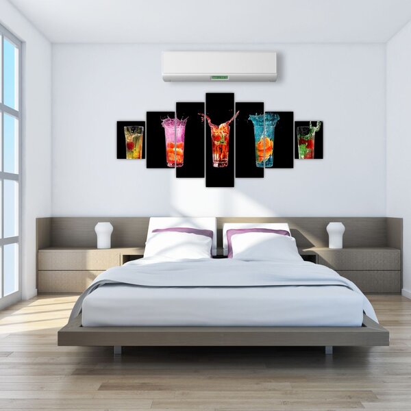 Obraz nápojů (210x100 cm)