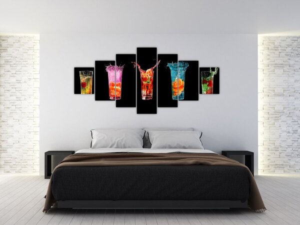 Obraz nápojů (210x100 cm)