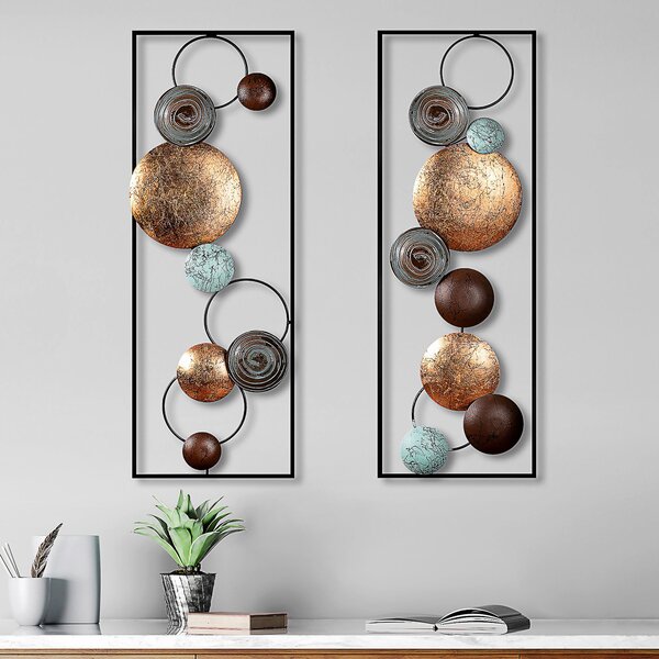 OBRAZ NA KOVU, 92/32 cm - Dřevěné obrazy & kovové obrazy, Online Only