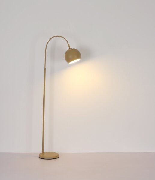 Globo 24779S - Stojací lampa BENNO 1xE27/60W/230V béžová