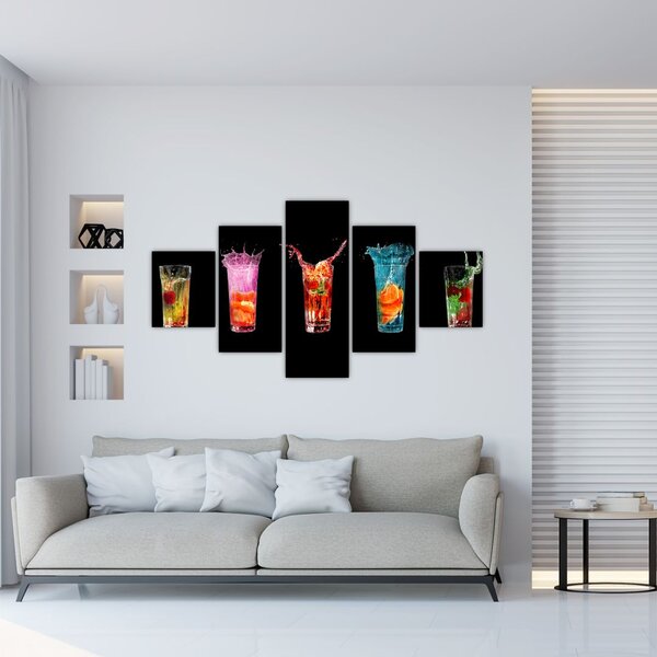 Obraz nápojů (125x70 cm)
