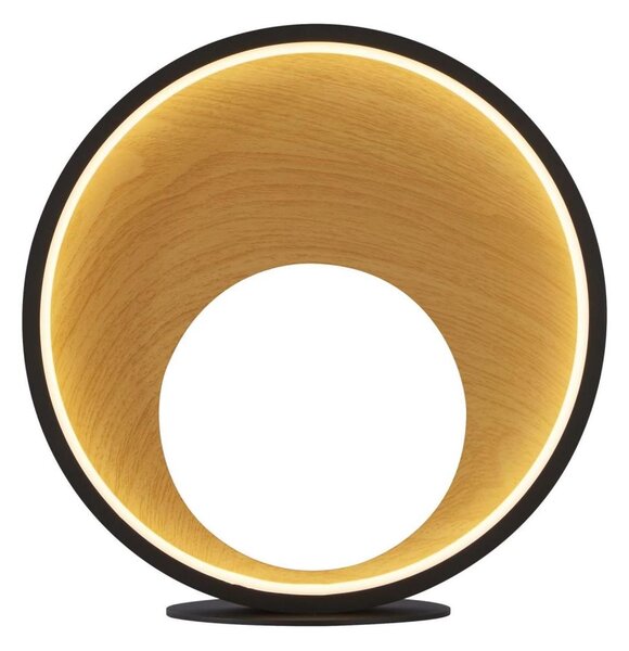 Searchlight EU36301-1BK - LED Stmívatelná stolní lampa CURIO LED/11W/230V hnědá