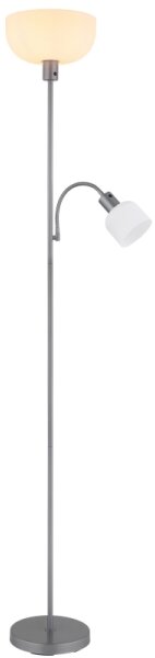 Globo 59947 - Stojací lampa HINTON 1xE27/40W/230V + 1xE14/25W