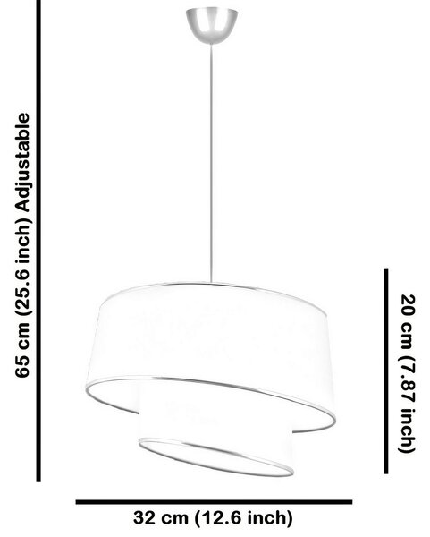ZÁVĚSNÉ SVÍTIDLO, 32/65 cm P & B - Online Only svítidla, Online Only