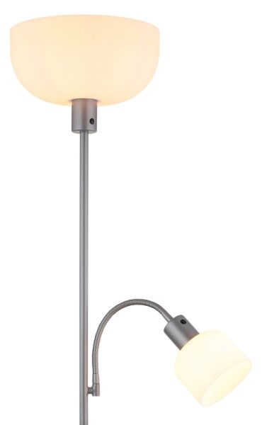 Globo 59947 - Stojací lampa HINTON 1xE27/40W/230V + 1xE14/25W