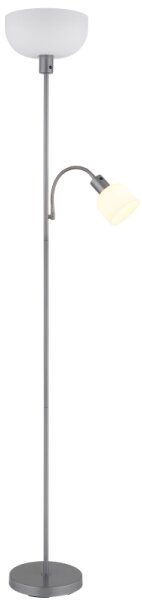 Globo 59947 - Stojací lampa HINTON 1xE27/40W/230V + 1xE14/25W