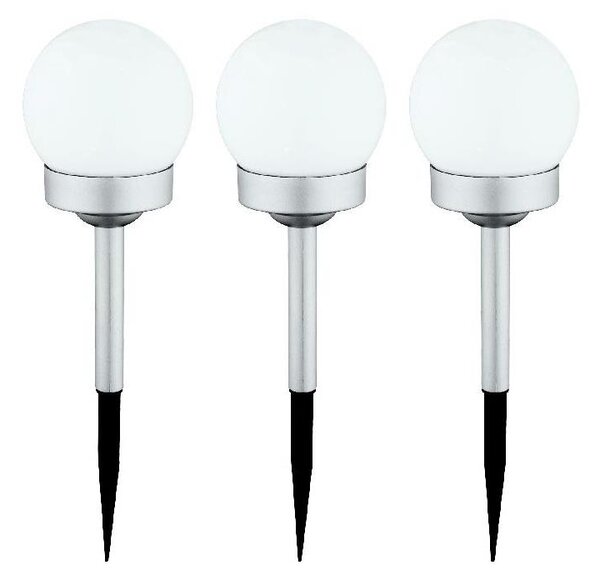 Globo 33770-3 - SADA 3x LED Solární svítidlo SOLAR LED/0,06W/3V pr. 10 cm IP44