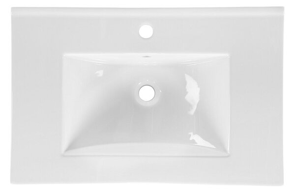 Comad Lava umyvadlo 61x46 cm obdélníkový nábytkový bílá lesk UM-CFP LAVA 60D