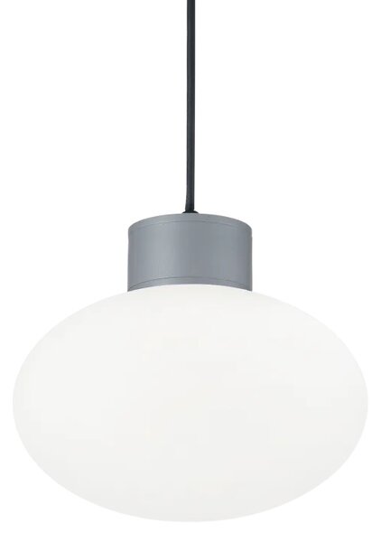 Ideal Lux Venkovní závěsné svítidlo CLIO MSP1, pr.28cm, IP44 Barva: Šedá