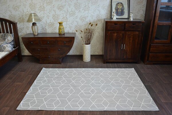 Koberec SIZAL FLAT 48655/637 Kostky 3D