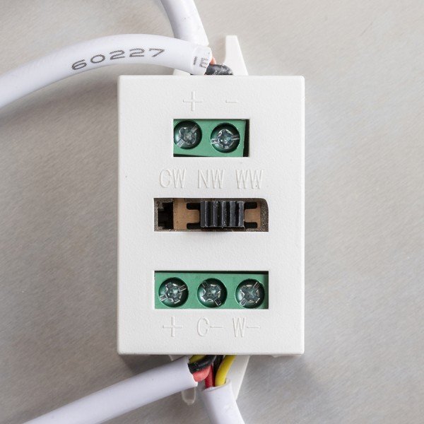 LARISA SQ 60 DIMM stropní bílá 230V LED 100W 3000K 4000K 6500K - RED - DESIGN RENDL