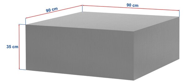 Konferenční stolek Prizmos (šedý mramor)