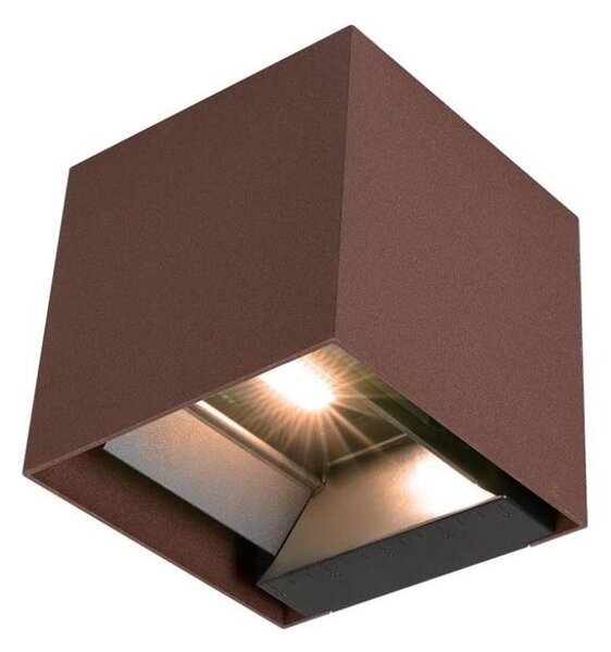 LED Solární nástěnné svítidlo se senzorem LED/9W/3,7V IP65 4000K 2600 mAh hnědá