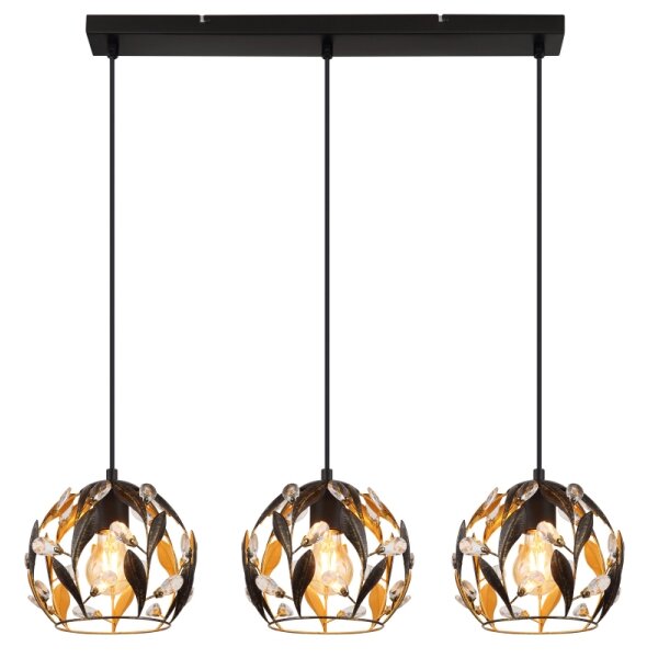 Globo 15759-3H - Lustr na lanku MIKA 3xE27/40W/230V