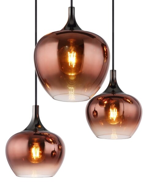 Globo 15548-6HG - Lustr na lanku MAXY 6xE27/40W/230V měděná