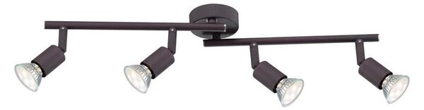 GLOBO 57382-4L - LED Bodové svítidlo OLIWA 4xGU10/3W/230V černá