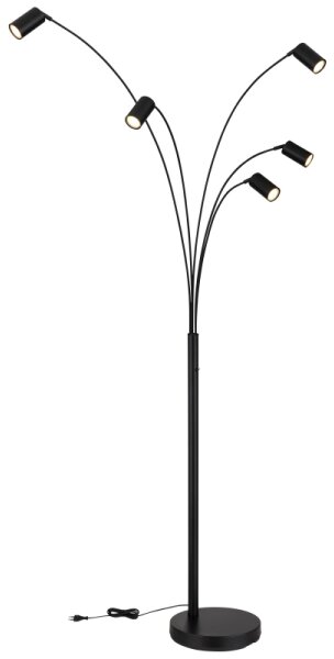 Globo 57910-5S - Stojací lampa ROBBY 5xGU10/35W/230V