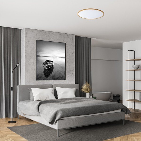 LANA 60 přisazená dekor buk/plast 230V LED 50W 3000K 4000K 6000K - RED - DESIGN RENDL
