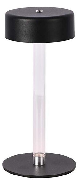 LED Stmívatelná nabíjecí stolní lampa LED/3W/5V 3000-6000K černá