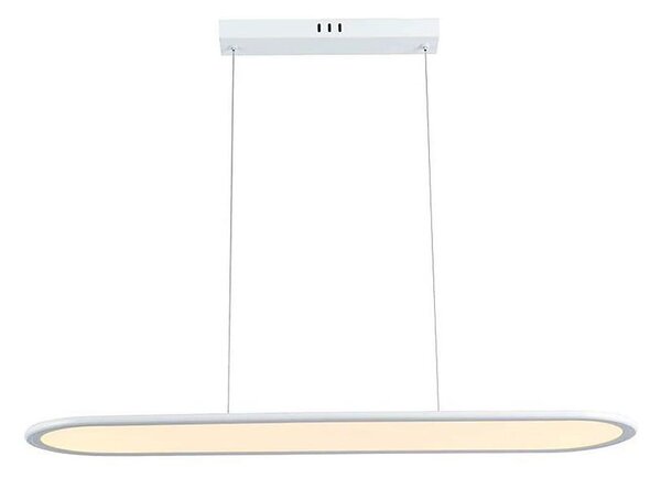 LED Lustr na lanku LED/24W/230V 3000K bílá