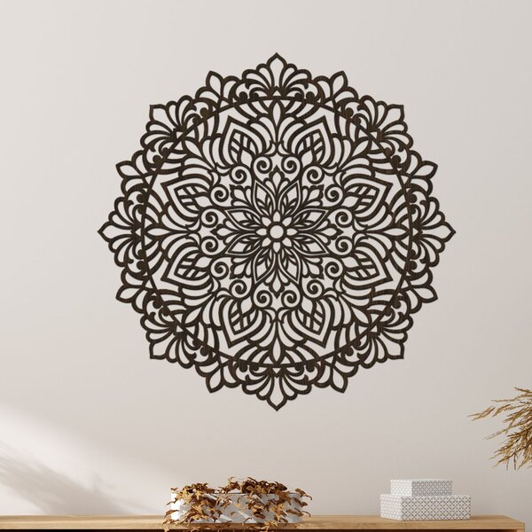Mandala na zeď HOJNOST Zvolte barvu dekoru: Wenge | Rozměry Ø (cm): 40