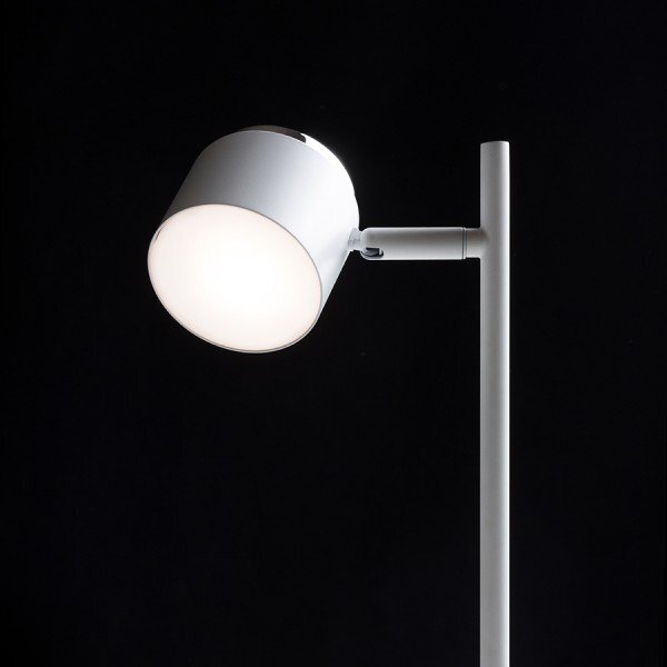 NOVA stolní bílá chrom/mléčný akryl 230V LED 4.2W 3000K - RED - DESIGN RENDL
