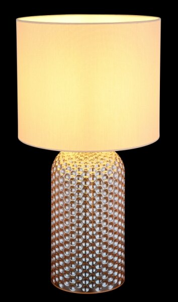 Globo 21735CH - Stolní lampa SOFIA 1xE27/60W/230V béžová