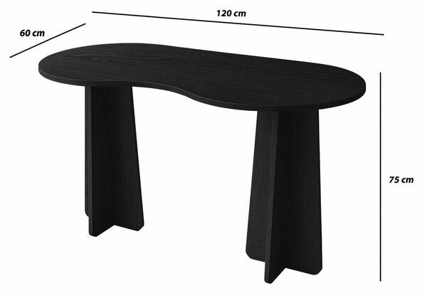 PC stolek Infia (Černá). Akce -25%