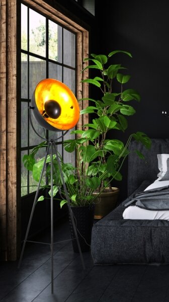 Globo 45150145 - Stojací lampa TIMO 1xE27/40W/230V