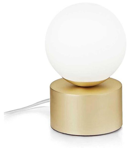 Ideal Lux - LED Stolní lampa PERLAGE 1xG9/3W/230V zlatá/bílá