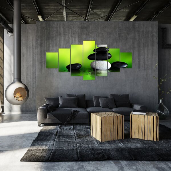 Obraz - Kameny k relaxaci (210x100 cm)