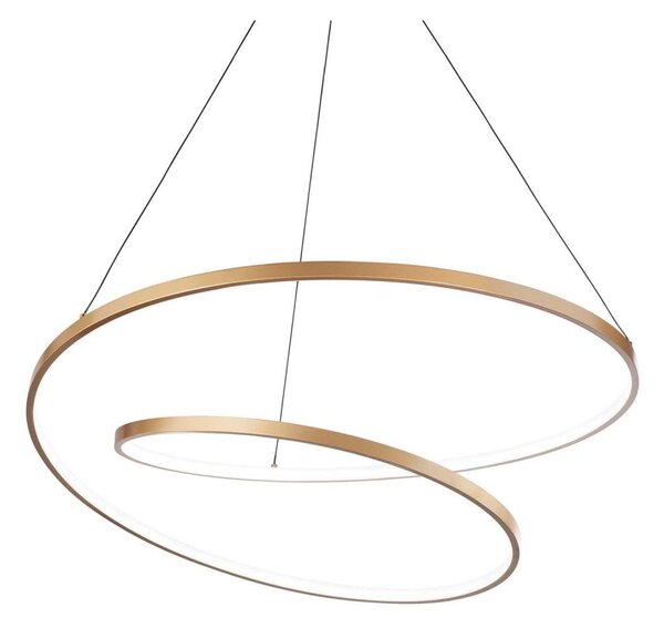 Ideal Lux - LED Lustr na lanku OZ LED/52W/230V pr. 80 cm CRI 90 zlatá