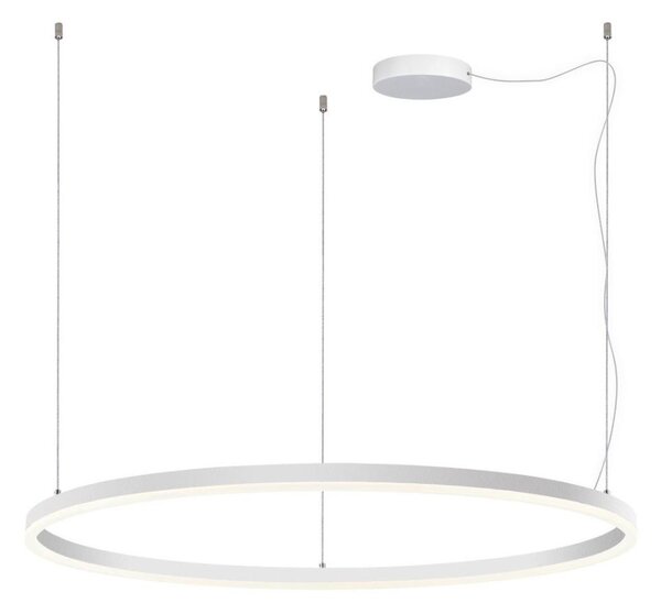 LED2 - LED Stmívatelný lustr na lanku CIRCLE 80W/230V 3000K/4000K pr. 100cm bílá