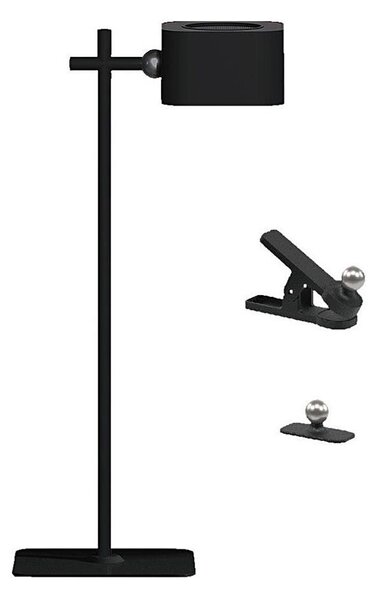 LED Stmívatelná magnetická stolní lampa 4v1 LED/3W/5V 3000-6000K 1800 mAh černá