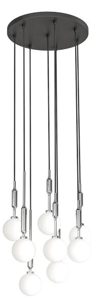 Designový lustr Ero 13 chrom