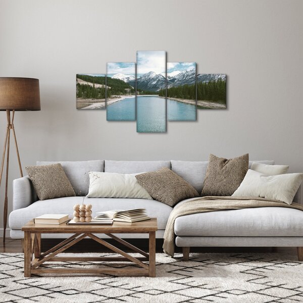 Obraz horské krajiny (125x70 cm)