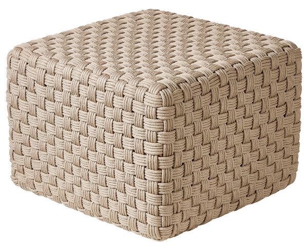 Puf NALLI Syntetický materiál Taupe
