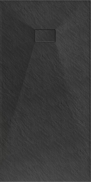 Mexen Hugo, SMC obdélníková sprchová vanička 170 x 80 cm, černá matná, 42708017