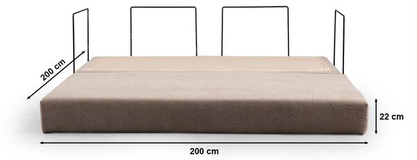 Rozkládací pohovka Vian (ecru). Akce -25%