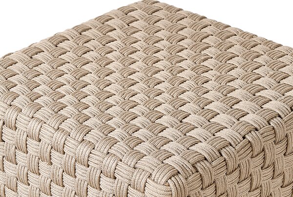Puf NALLI Syntetický materiál Taupe
