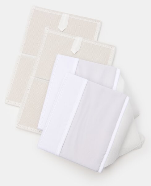 Sinsay - Skládací organizéry do skříně 2 pack - bílá