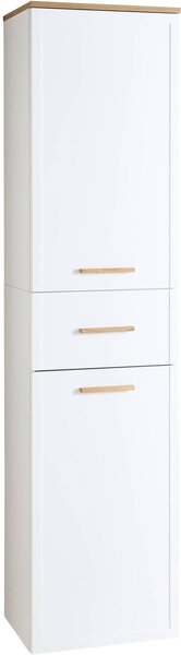 VYSOKÁ SKŘÍŇ, bílá, 45,2/184/32,5 cm Xora - Úzké skříňky do koupelny