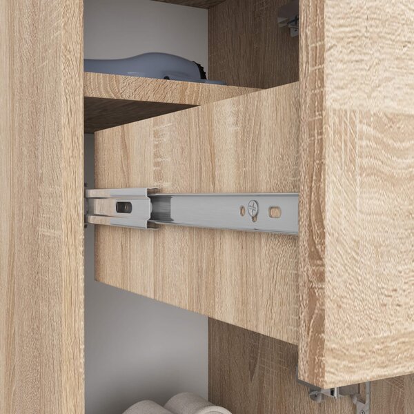 Ak furniture Koupelnová skříňka Fin dub sonoma