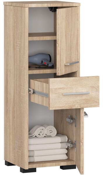 Ak furniture Koupelnová skříňka Fin dub sonoma
