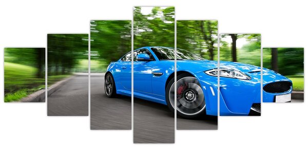 Obraz - Závodní auto (210x100 cm)
