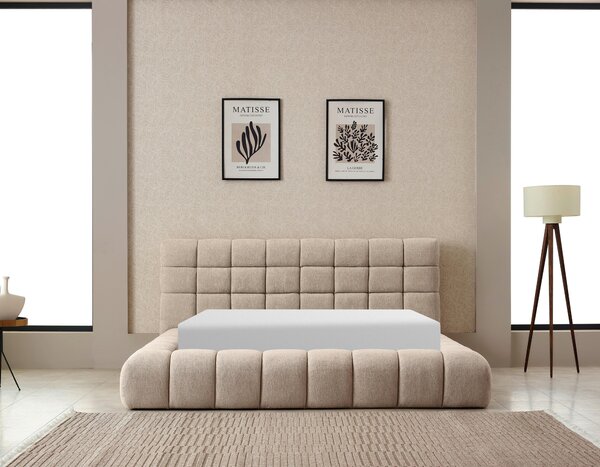 ČALOUNĚNÁ POSTEL, 180/200 cm, přírodní barvy Livetastic - Postele s úložným prostorem, Online Only