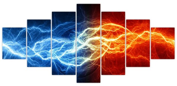 Obraz elektrického napětí (210x100 cm)